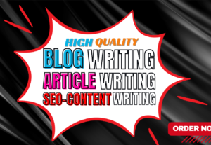 446I Will Do Article Writing, Blog Post Writing, And Website SEO Content Writing