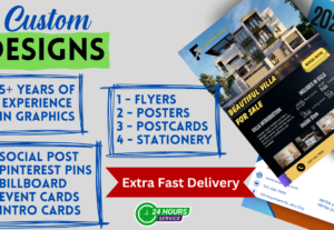 463I will design flyer, postcard, door hanger and media kit for your business