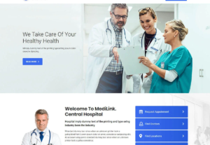 305I will design medical website, healthcare, doctor, clinic, hospital website